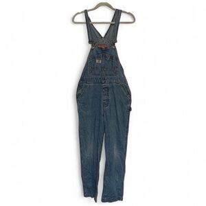 Vintage Denim Blue Overalls Jumpsuit